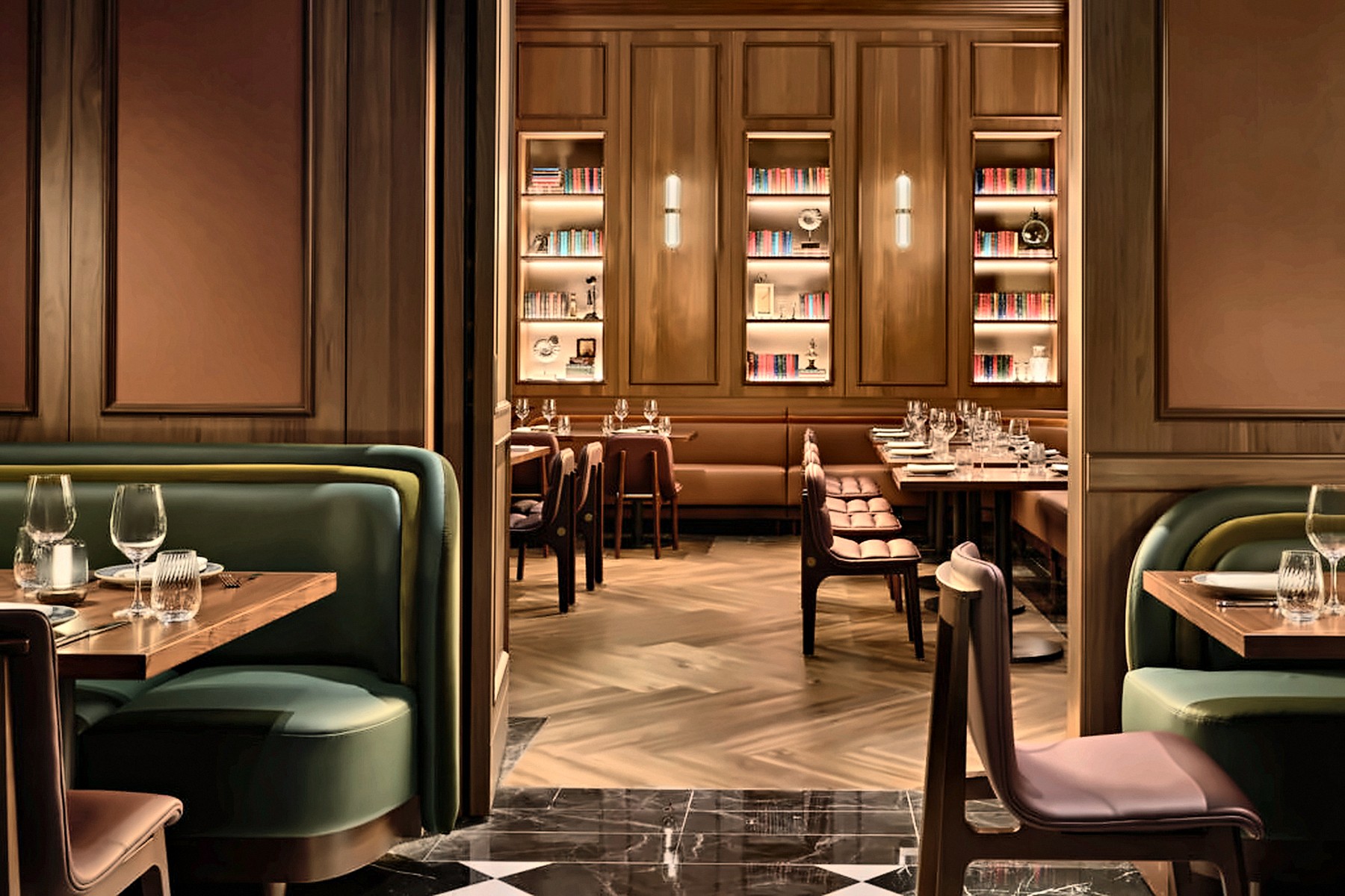 The dining room at Stags Head Steakhouse, Singapore